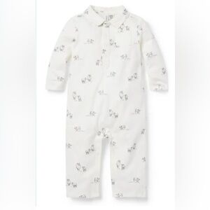 Janie and Jack Ivory Lambs Romper Size: 0-3 months in excellent condition